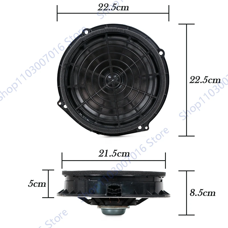 Auto Front Rear Door Speaker Middle Bass Horn For Audi A6 C7 2011-2015