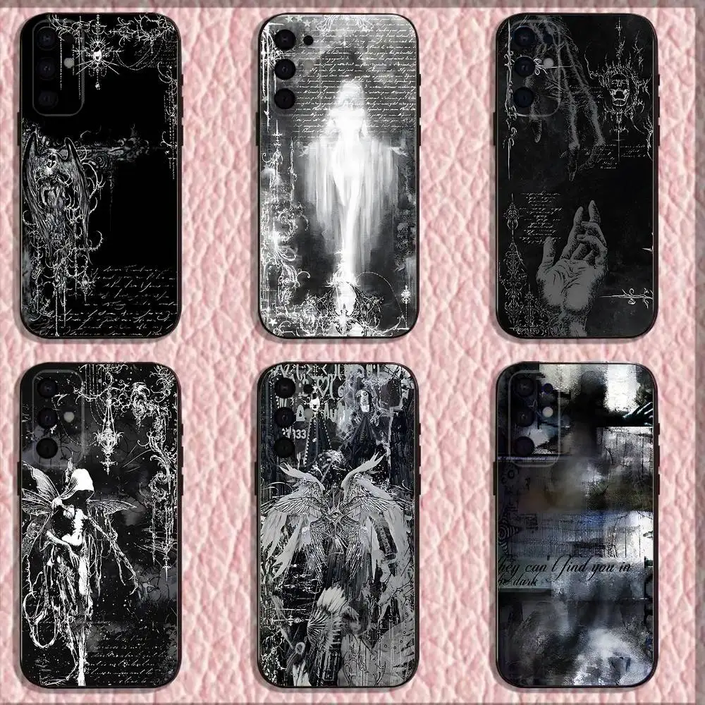 Dark Gothic Coquette Cybersigilism Skin-Friendly TPU Phone Case