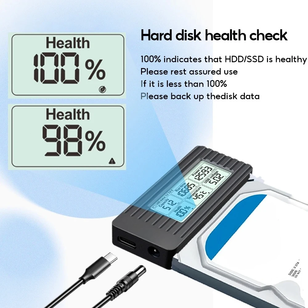 USB to SATA 어댑터 변환 케이블 USB 3.2 3.0 to SATA 변환기 (2.5인치 SSD HDD 하드 드라이브 외장 어댑터 액세서리)