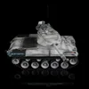 HENG LONG 1/16 Snow 7.0 Upgraded Walker Bulldog Painted White RC Tank 3839 W/ 360° Turret Steel Sprocket Wheels Car Toys Boys 6
