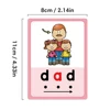 Kids CVC Words Learning Cards ESL Teaching Materials for Toddlers Sight Words Teaching Aids Vocabulary Educational Montessori 2