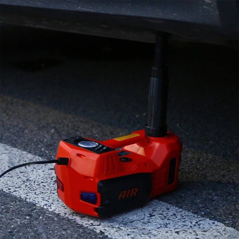 DC12V Car Electric Jack Electric Wrench Car Tire Changing Tool 5T Lift 15-450mm Lifting Height Portable Auto Repair Tool