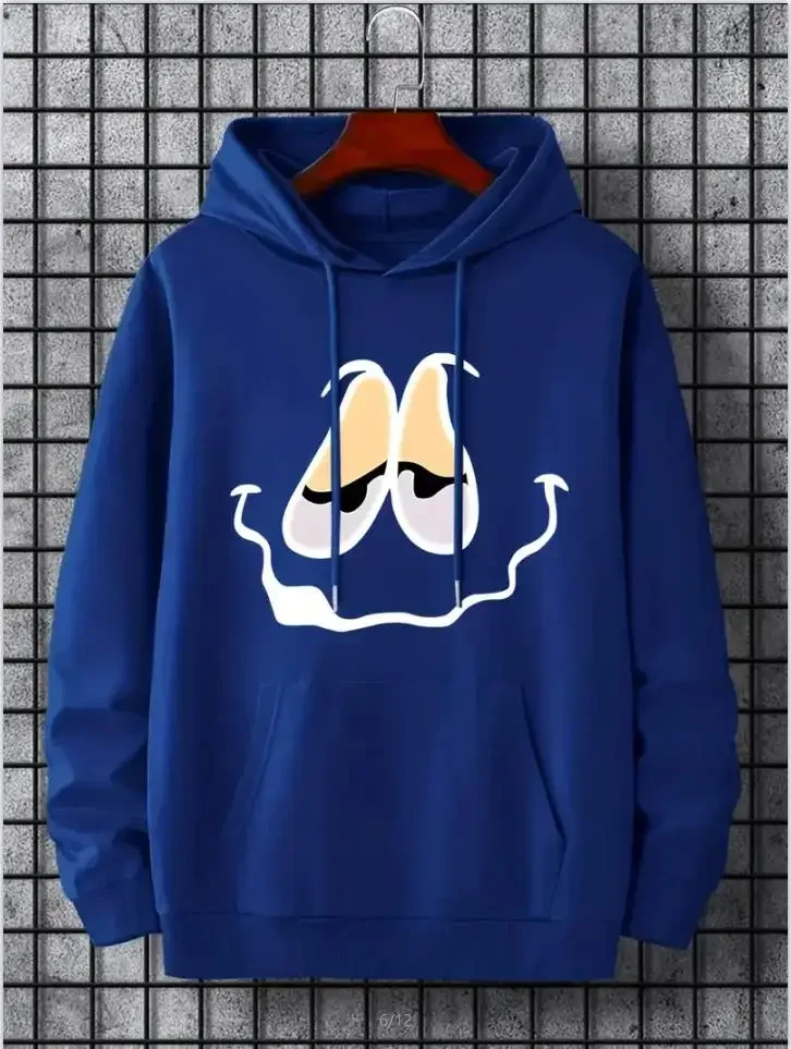 thumbnail image 1 of Sudadera con capucha para hombre, sudadera con capucha con estampado de hoja de arce de Canadá, sudadera informal con capucha para hombre con bolsillo tipo canguro para primavera y otoño, 1 of 5