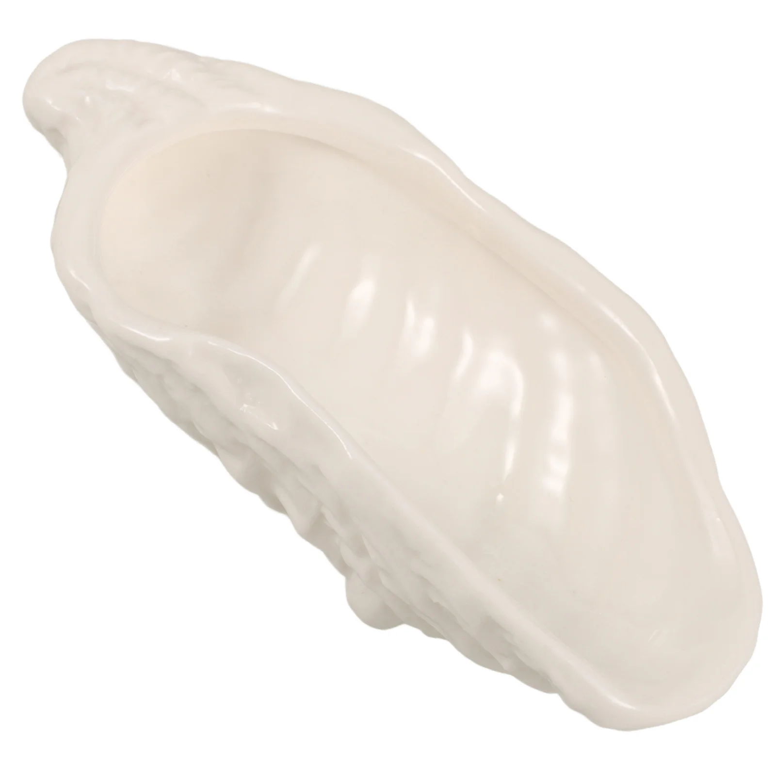 Oyster Shell Dish Jewelry Tray Caviar Dipping Plate Ceramic Dishes Ceramics Serving Sushi Dessert