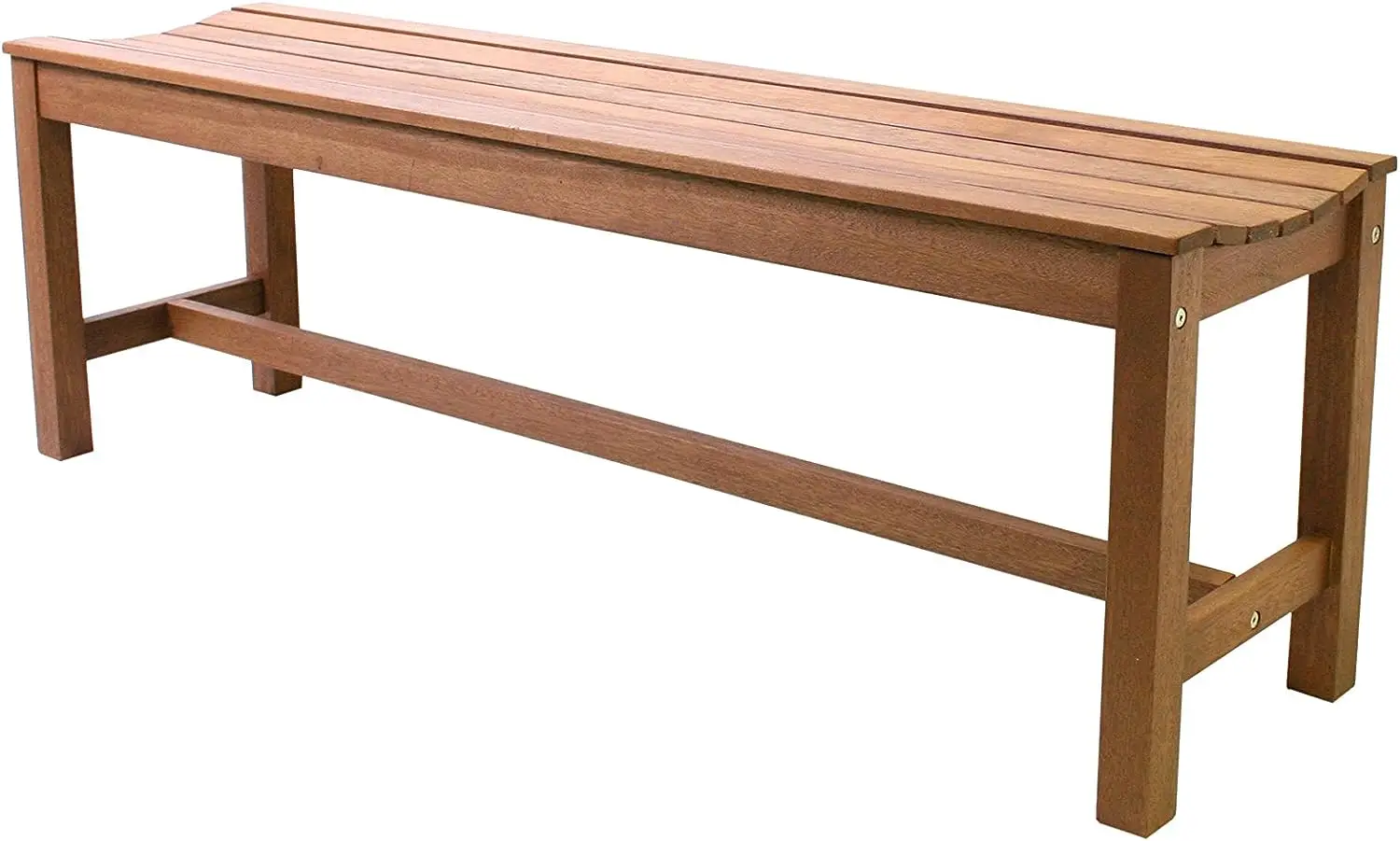 

3 Person Backless Eucalyptus Bench