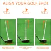 Golf Magnetic Alignment Tool Golf Direction Rod Golf Club Alignment Help Visualize Golf Training Tool for Golf Practice 6