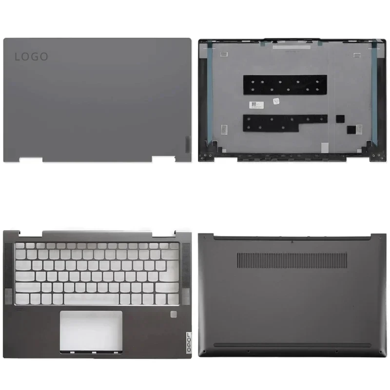 

New For Lenovo YOGA 14C ITL ACN 7-14 7-14ITL5 Laptop LCD Back Cover Front Bezel Upper Palmrest Bottom Base Case Keyboard Hinges