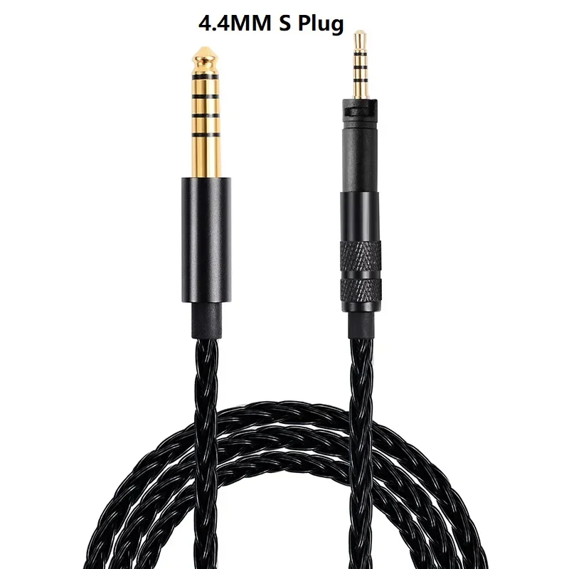 Silver Plated Copper HiFi Headphone Cable 3.5 4.4 For Sennheiser Momentum HD4.30 HD4.40BT HD4.50BTNC HD400S HD458 Audio Cable