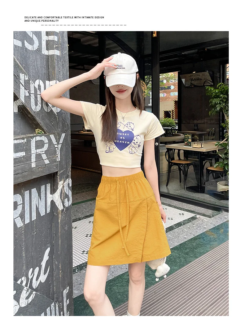 Women Two Piece Shorts Skirt Set Image 5