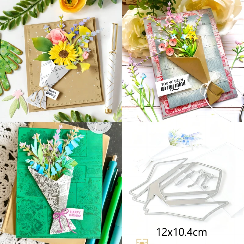 Mmao Handwerk Metall Schneidwerk zeuge schneiden Stanz form Blumenstrauß Schmetterling Sammelalbum Papier Handwerk Messer Form Klinge Stanz schablonen stirbt