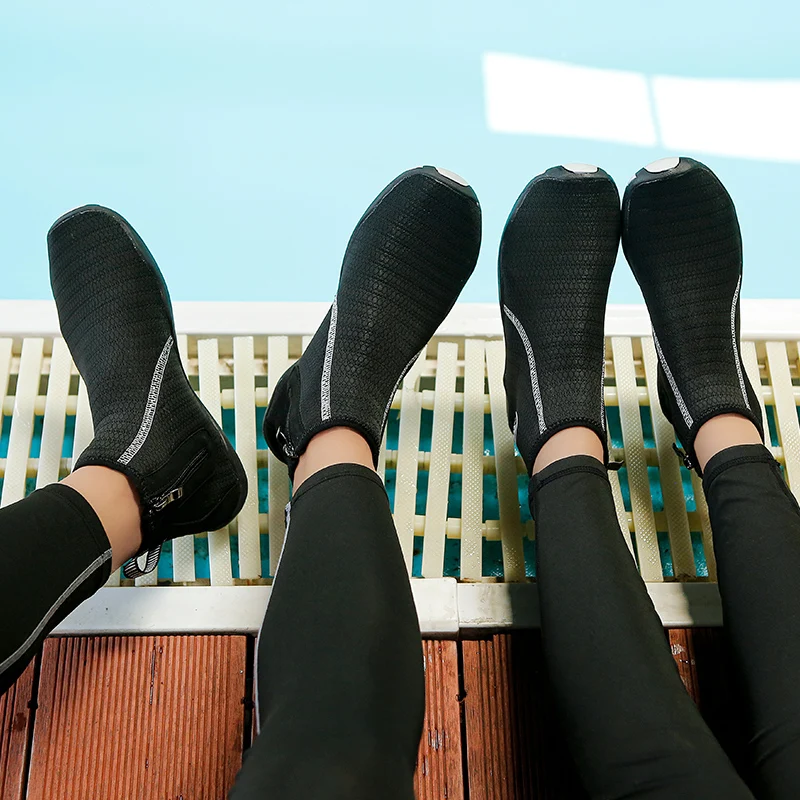 High Ankle Unisex Gym Footwaer Couples Vacation Beach Game Aqua Shoes Women Indoor Yoga Shoes Men Squat Fitness 35-46# water shoes aqua shoes
