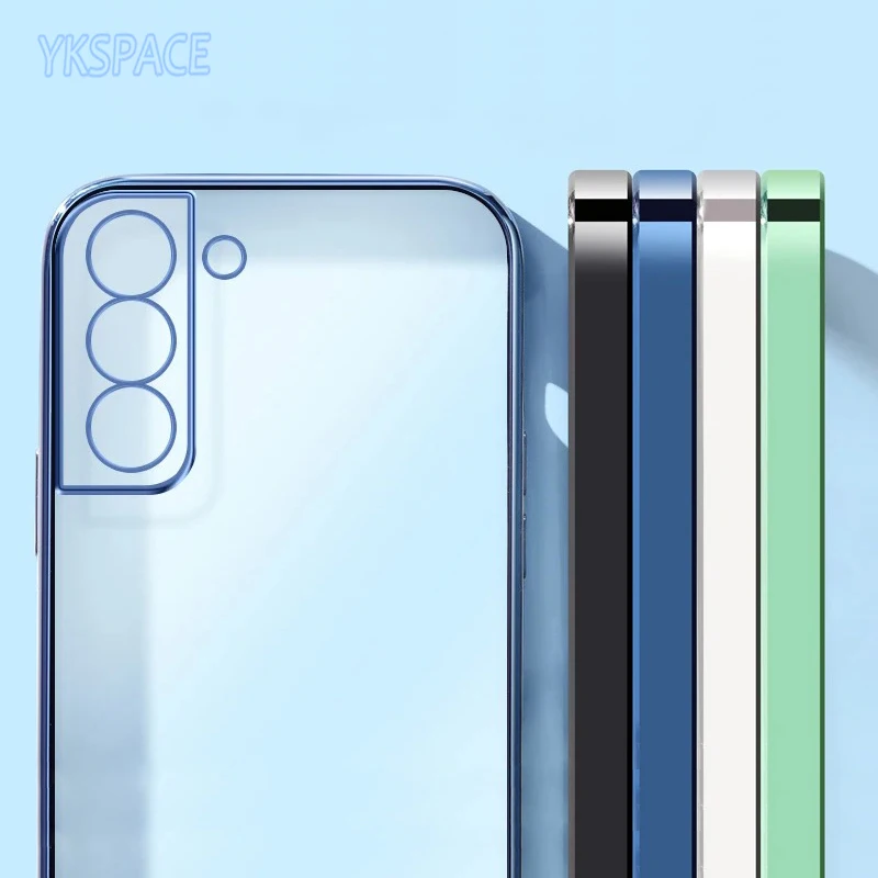 Iridescent Plated Edge Soft Silicone Phone Case