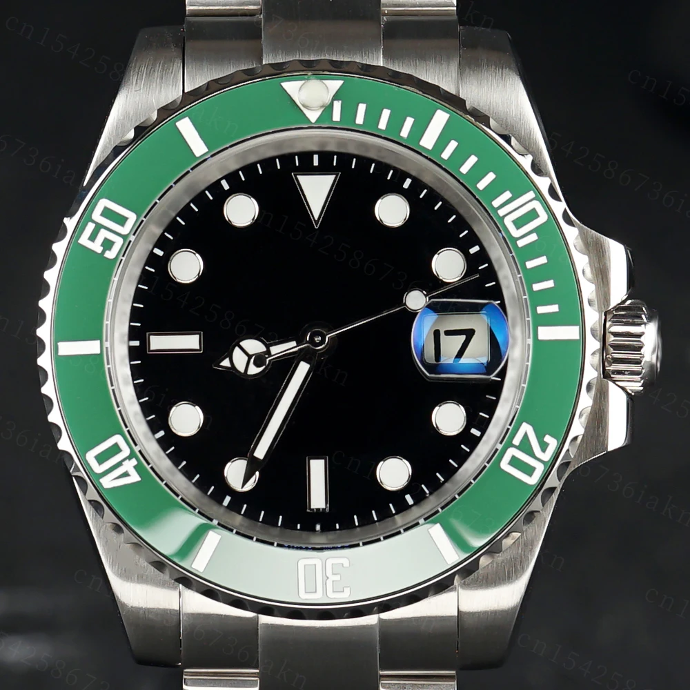 2022 Fashion New 40mm Men's Leisure Sports Sapphire Mirror Stainless Steel Material Waterproof Automatic Mechanical Watch
