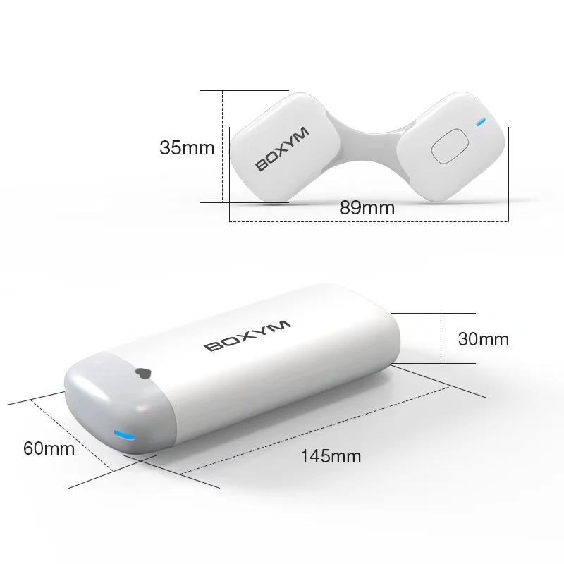 Ecg monitor BOXYM Mobile Analysis 24-Hour Heart Monitor Dynamic ECG Machine Portable ECG Recorder Wearable Wireless Heart Monitor
