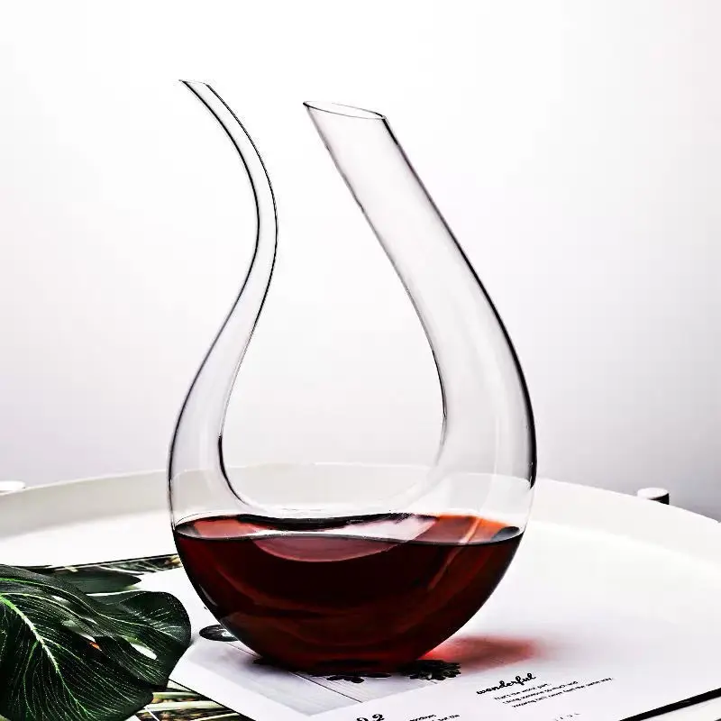 Crystal High end 1200ML U shaped Separator Handmade Crystal Red Wine
