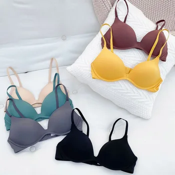 Womens Bralette Wireless Unbound Girls Gather Sexy Lingerie Push Up Bras Female Underwear BH Tops Size AAA AA A B Cup 1