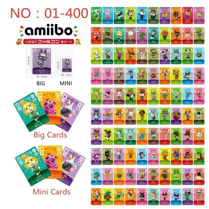 Animal Crossing - Nouvelles mini cartes complètes NFC PVC TAG Mini cartes  pour Nintendo Switch AMIIBO WII U - Accessoire pour téléphone mobile -  Achat & prix