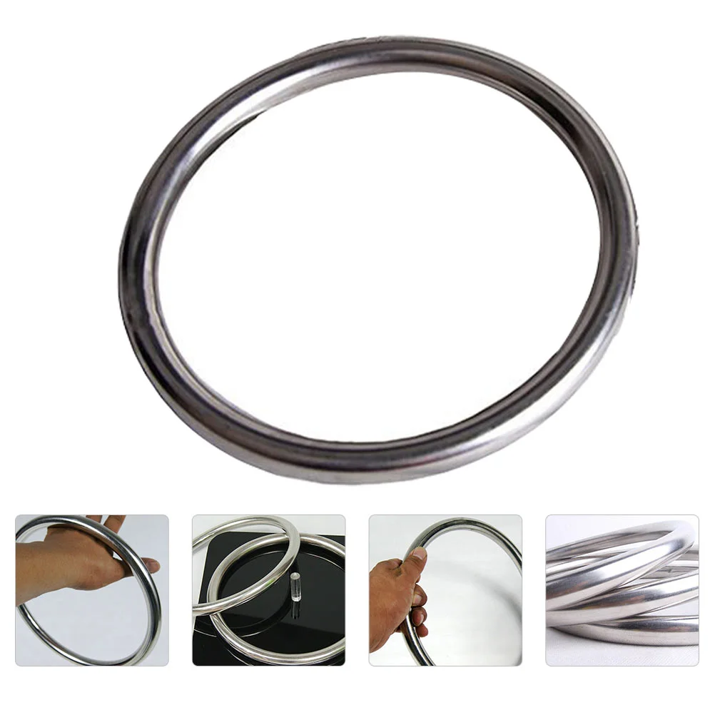 

1Pc Wing Ring Fitness Stainless Steel Training Wing Ring (Silver)
