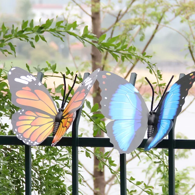 40 Cm -Es Szimulációs Pillangók Kerti Udvar Pillangó Dekoráció Szabadtéri Esküvői Karácsonyi - Image 3