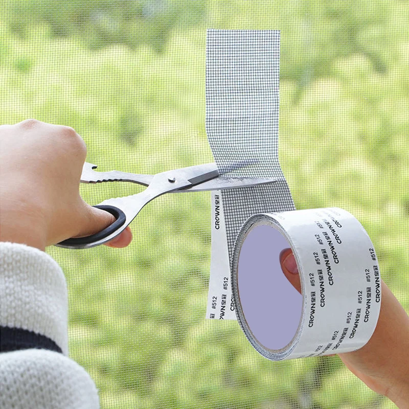 Fix Net Window Home Adhesive Anti Mosquito Fly Bug Insect Repair Screen Wall Patch Stickers Mesh Window Screen Net Mesh Window Screen Repair Sticker