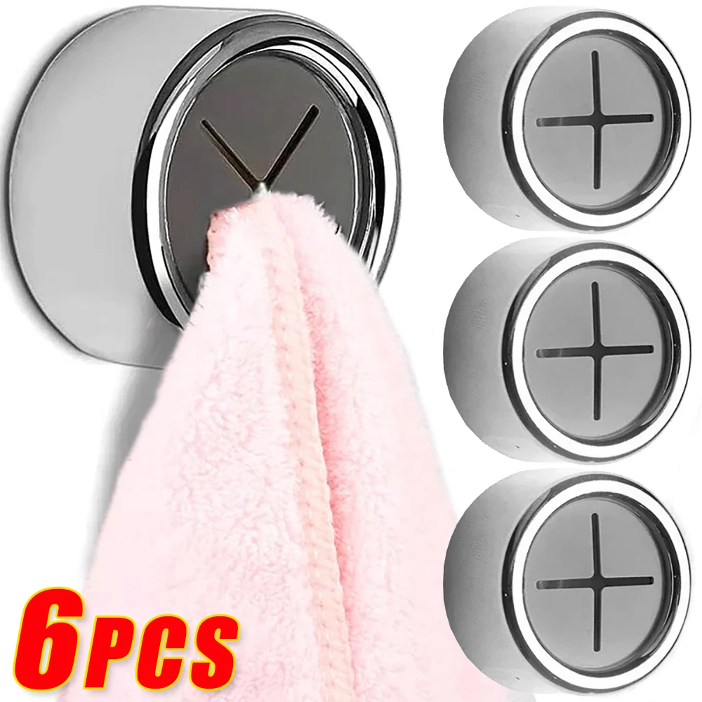 

Self Adhesive Towel Plug Holder Wall Mounted Bathroom Towel Hooks Storage Rack Waterproof Kitchen Rag Dish Cloth Organizer Clips