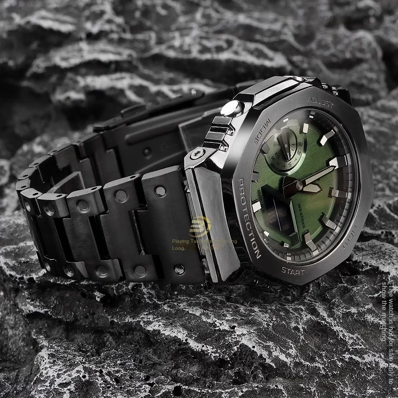 GBM-2100 Stainless Steel Strap For Casio 5729 gbm2100 Metal