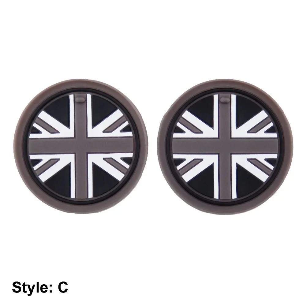 Anti-Slip Cup Mat 70mm 1Pcs for Mini Countryman R60 WRC John Cooper Works LCI Cup Holder Mat Shockproof Silica Gel Pad