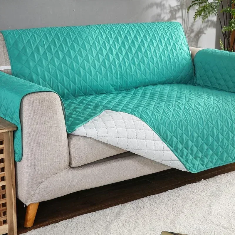 1 2 3 Seater Waterproof Sofa Cover Pet Dog Kids Sofa Mat Couch Slipcovers for Living Room Dustproof Furniture Protector Covers