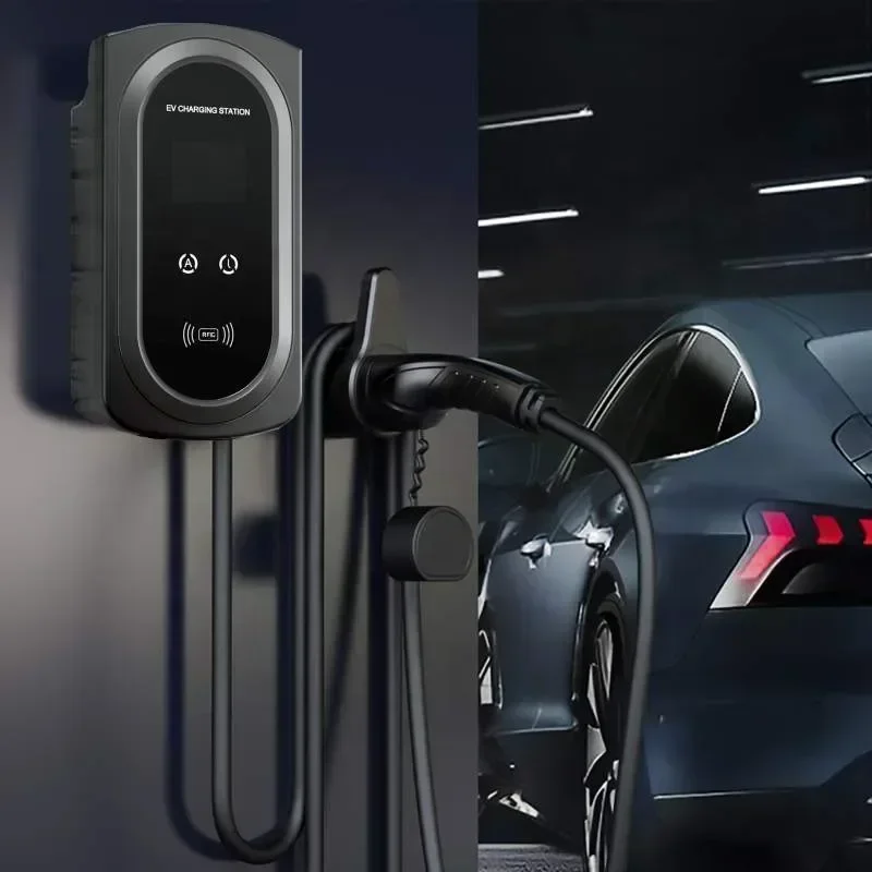 MAYATANGM 22kwh 32A 전기차 EV 충전기 가정용 EVSE 타입 2 GBT 월박스 충전소 EV 충전기 SAE J1772 16A 11KW 7KW OEM