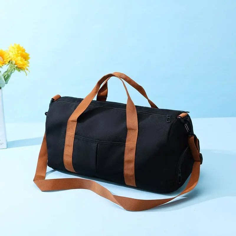 Large capacity travel bag, luggage bag, dry wet separation, fitness yoga bag - for sports, weekend vacations, and leisure use