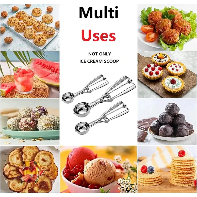 Ice Cream Scoop Stainless steel 1pc ice cream scoop