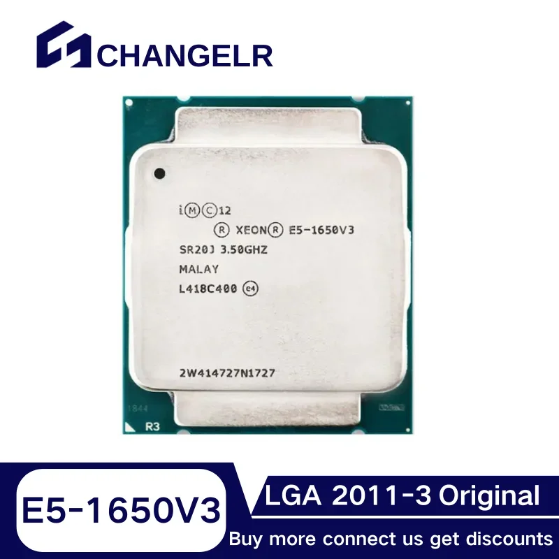 

Процессор Xeon E5-1650V3 SR20J, 6 ядер, 12 потоков, Φ 22 нм, процессор E5