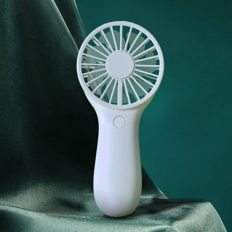

Stylish Portable Fan 3V AA Powered Fan Handheld Fan 3-speed Adjustable