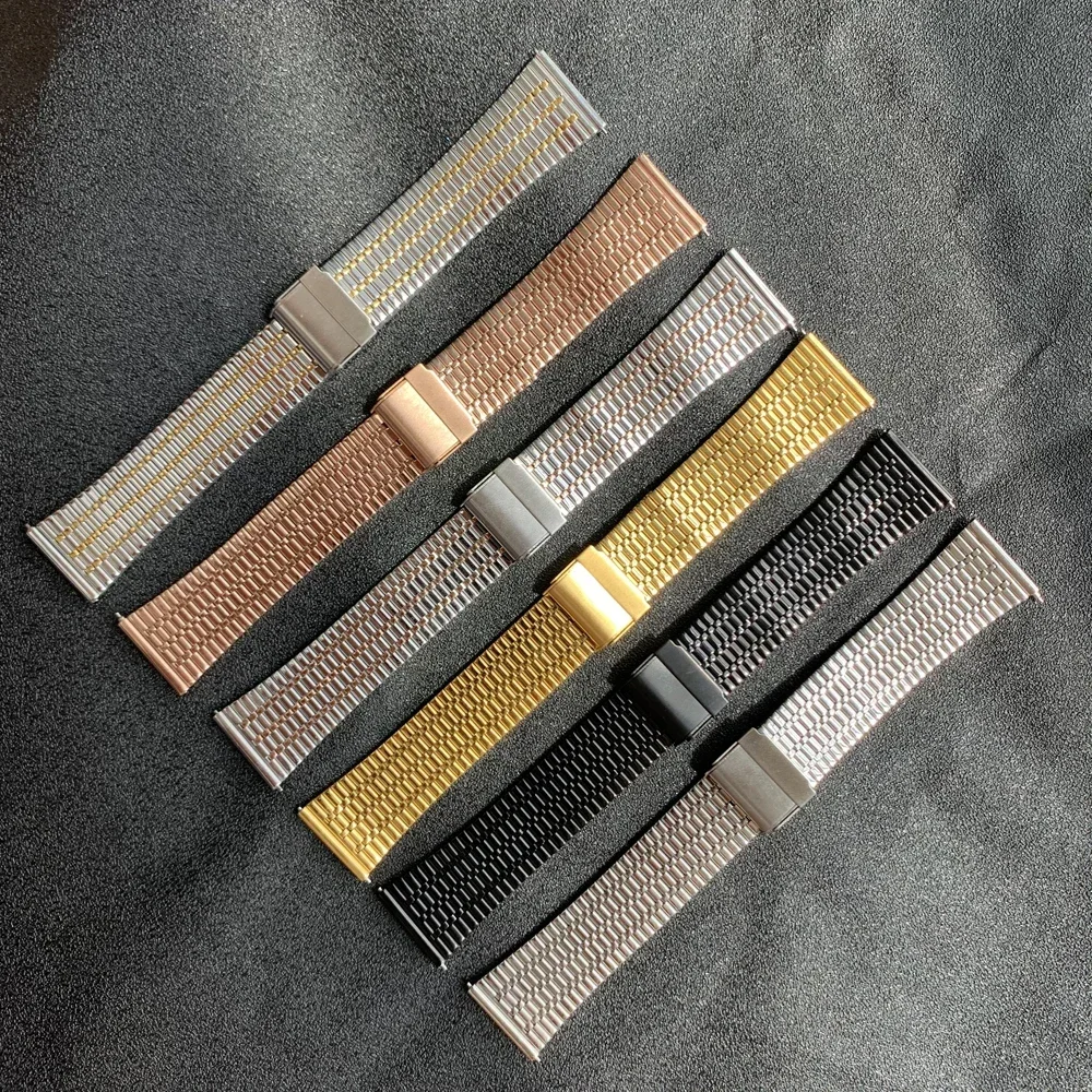 Premium Stainless Steel Watch Strap - 20/22mm Metal Band Bracelet