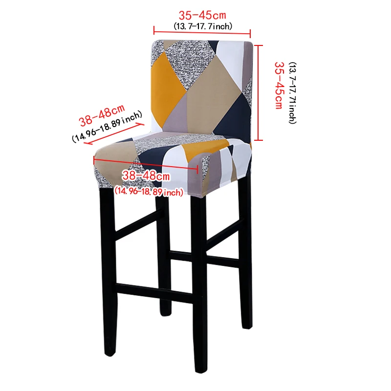 Barkruk Cover Counter Kruk Kruk Pub Stoel Slipcover Voor Eetkamer Fluwelen Barkruk Protector Covers Slipcover Parson Stoel Covers Set Van 24 Dikke Sof