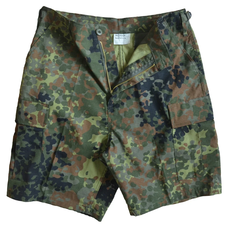 Sommer Herren Flecktarn Dschungel Wüste Tarnmuster Outdoor Jagd Taktische Shorts Kurze Hosen – Detail 9