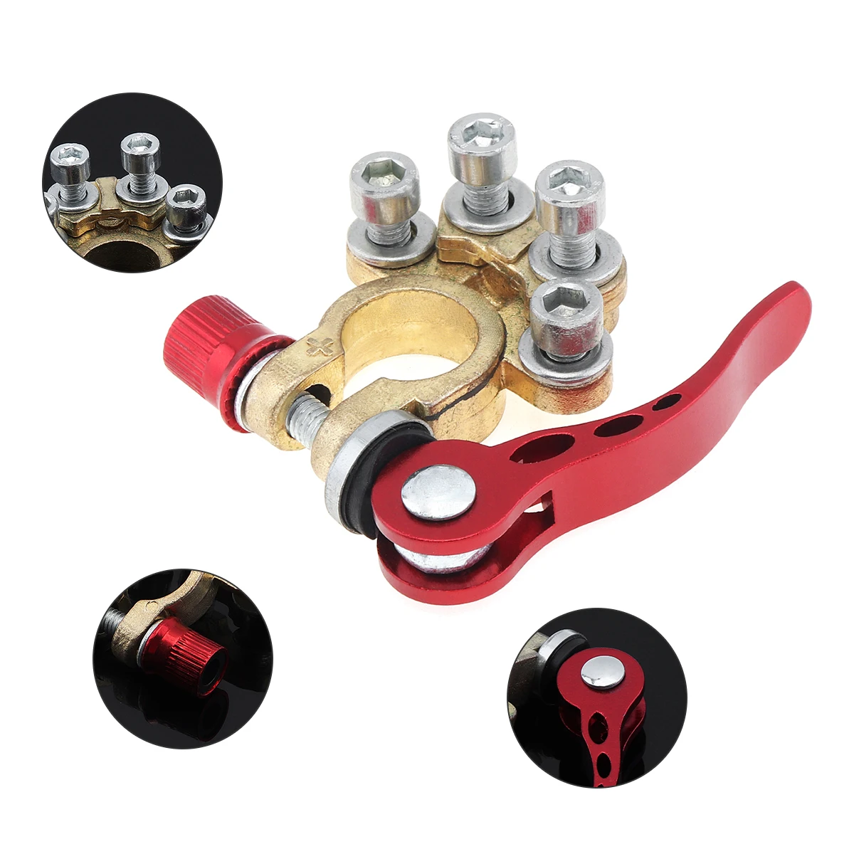 2 Pcs 1/2/3/4 AWG  4  12V   ͸ ͹̳ Ŀ   ̼ ִ  Ʈ ̵