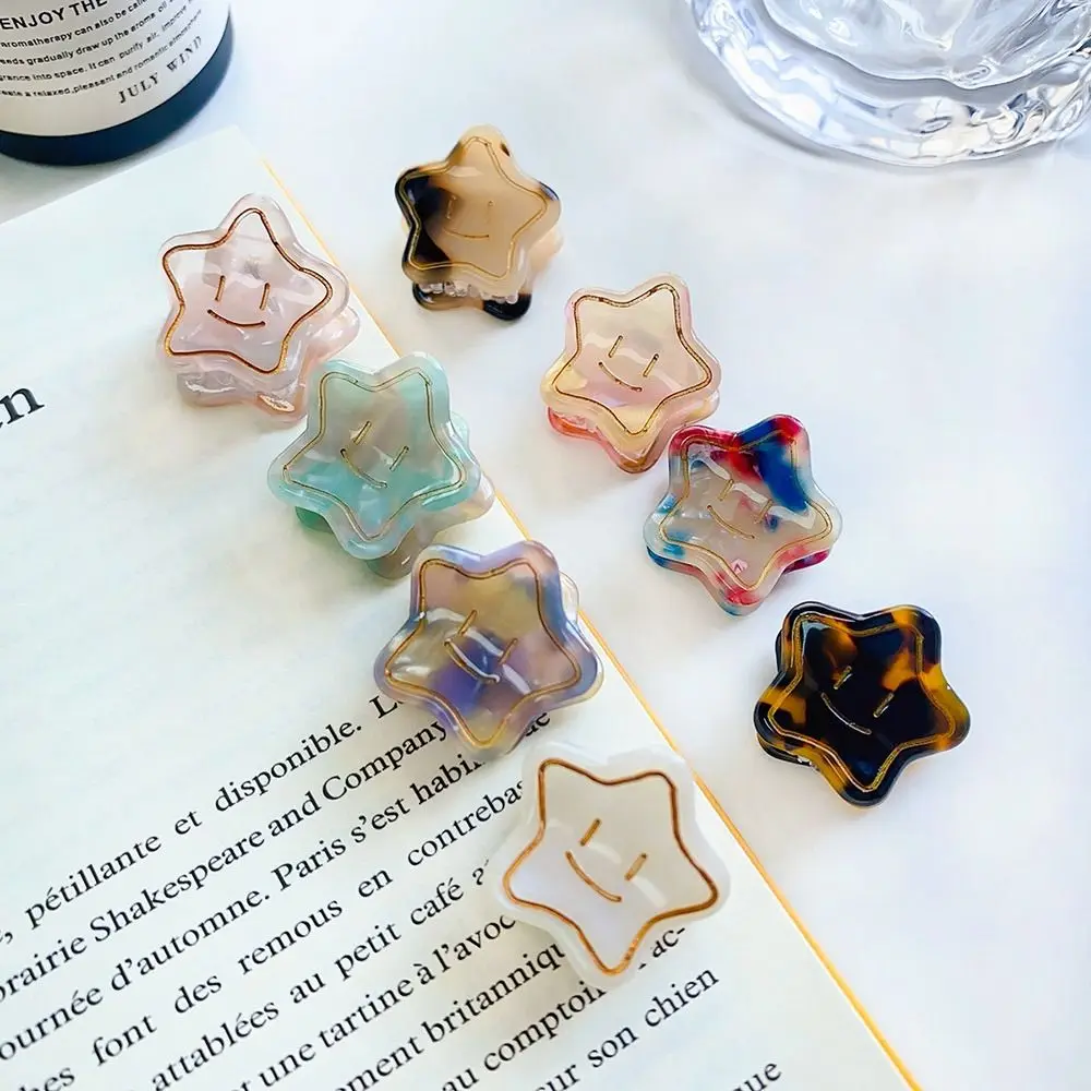 

Acid Ponytail Clip Crab Clip Side Clip Hair Accessories Hair Barrette Flower Hair Claw Mini Hairpin Star Hair Clip