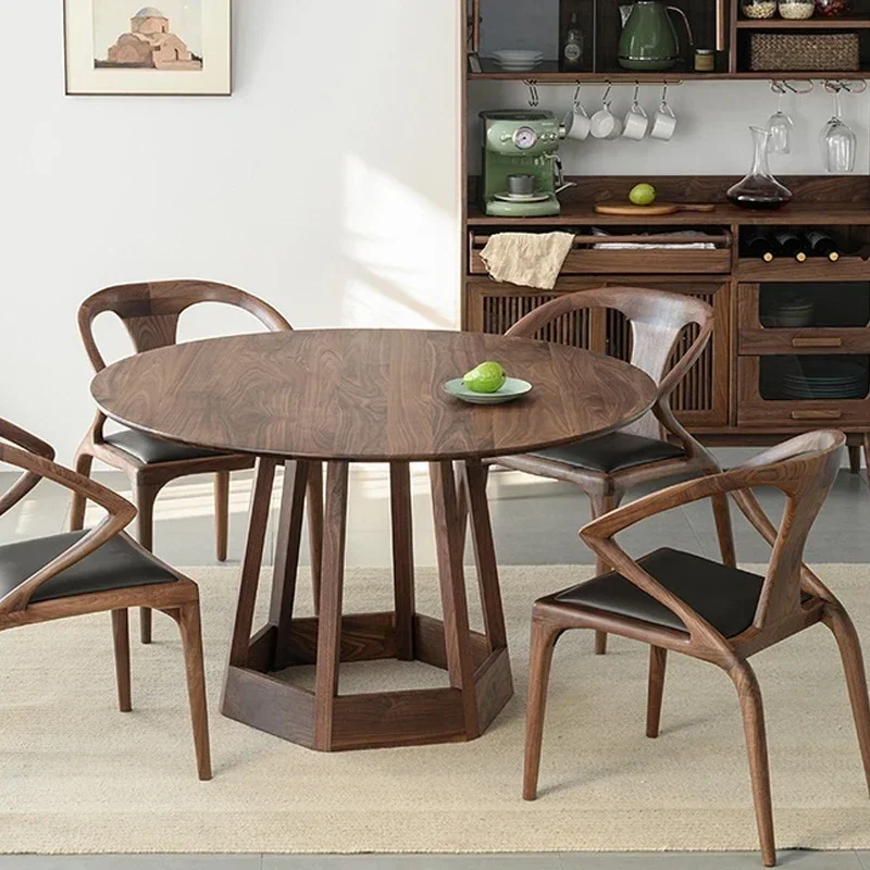 

Северо-американский Ясень, Скандинавский современный простой Твердый искусственный маленький бытовой черный орех