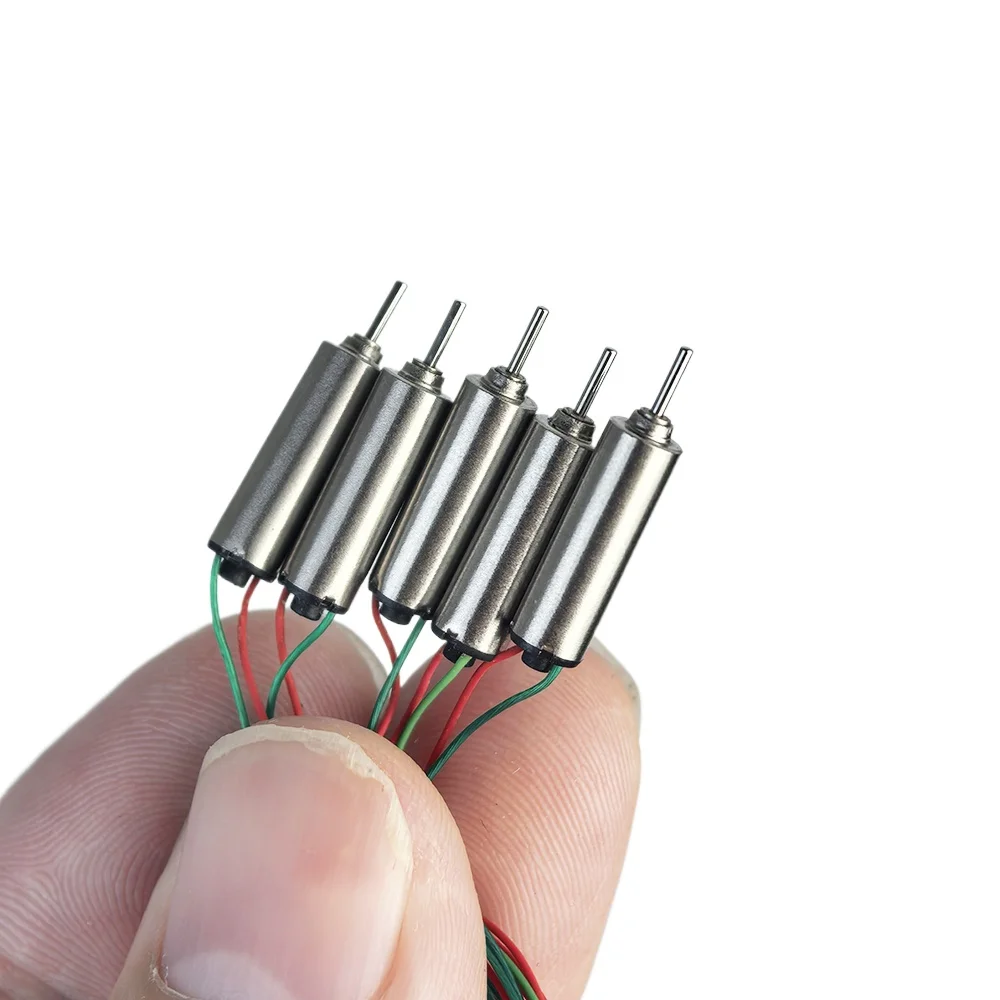 Moteur sans noyau 412 4x12mm 3.7V 60000tr/min pour Drone RC - Lot de 5