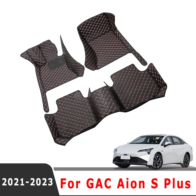 

Car Floor Mats For GAC Aion S Plus 2023 2022 2021 Carpets Rugs Auto Interior Accessories Covers Products Waterproof Styling Pads