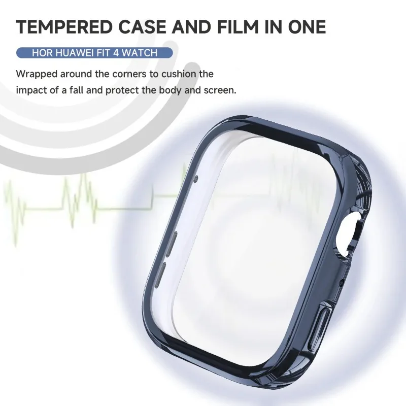 Durable TPU Protective Case with Screen Protector for Huawei Watch Fit 4 Pro