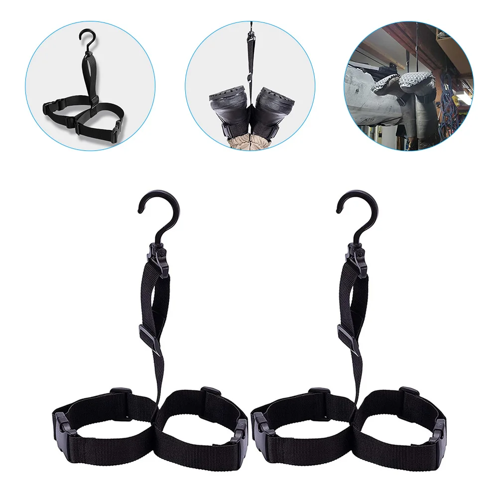 

2 Sets Lanyard Shoe Rack Fishing Boot Drying Strap Outdoor Suitcase Hanging Man