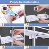 Extendable Shower Shelf Bathroom Shelf Without Drilling Shampoo Tray Shower Storage Holder Bathroom Accessories 5