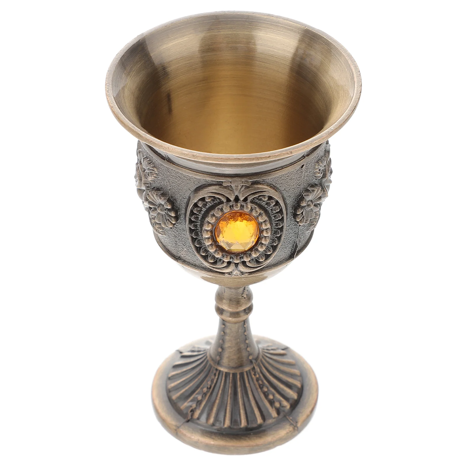 

Chalice Goblet Goblet Altar Chalice Witchcraft Cup Copper Water Offering Bowl Alloy Vintage Chinese Retro Drinking Cupsations