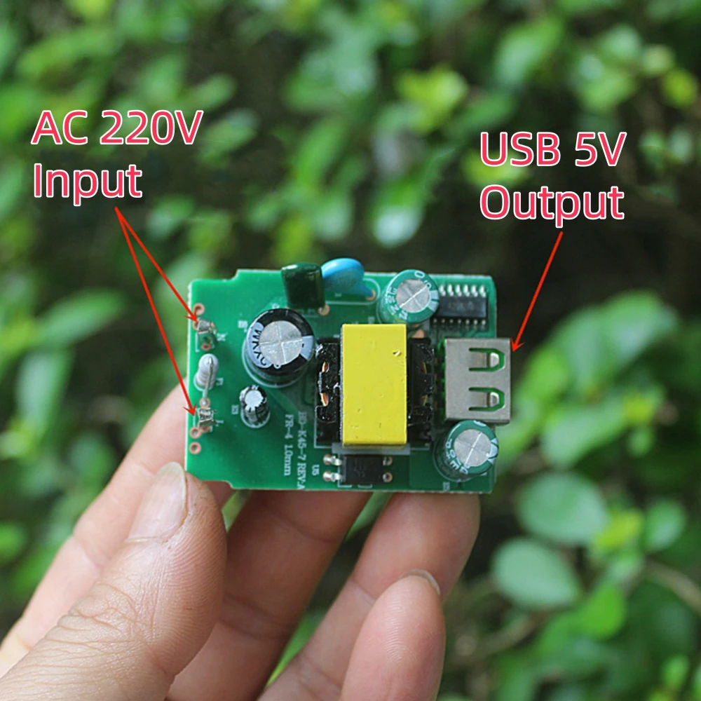 Fast Charging Power Module 5V3A Fast Charger USB Output 220V to 5V Isolated Switching Power Supply fast charging power module
