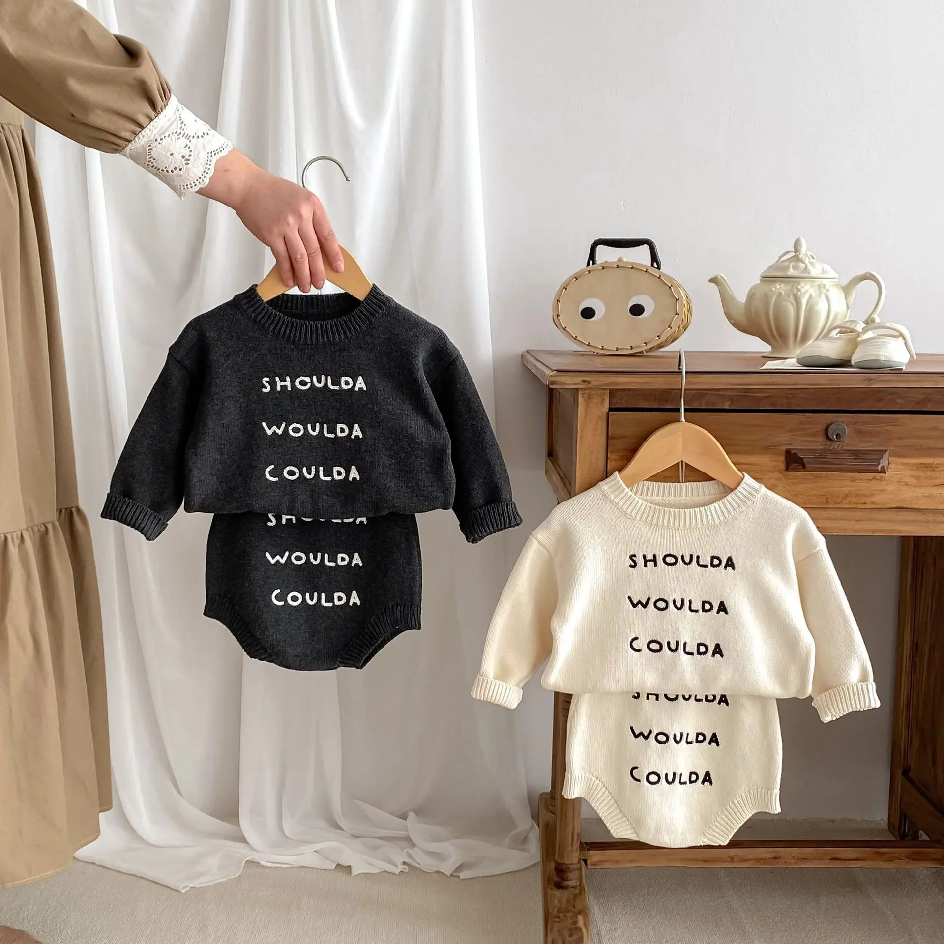 baby-boy-ins-spring-sweater-set-western-style-letters-embroidered-woolen-long-sleeved-top-bread-shorts-suit-toddler-boy-outfit