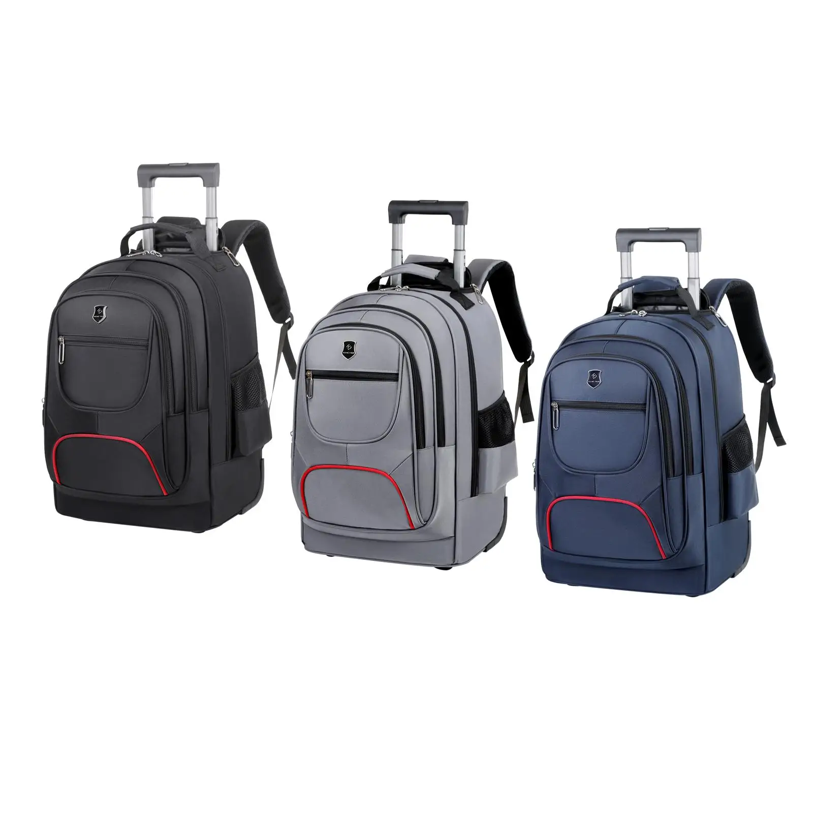 Rolling Backpack Laptop Backpack with Wheels for Women Men College Airplane