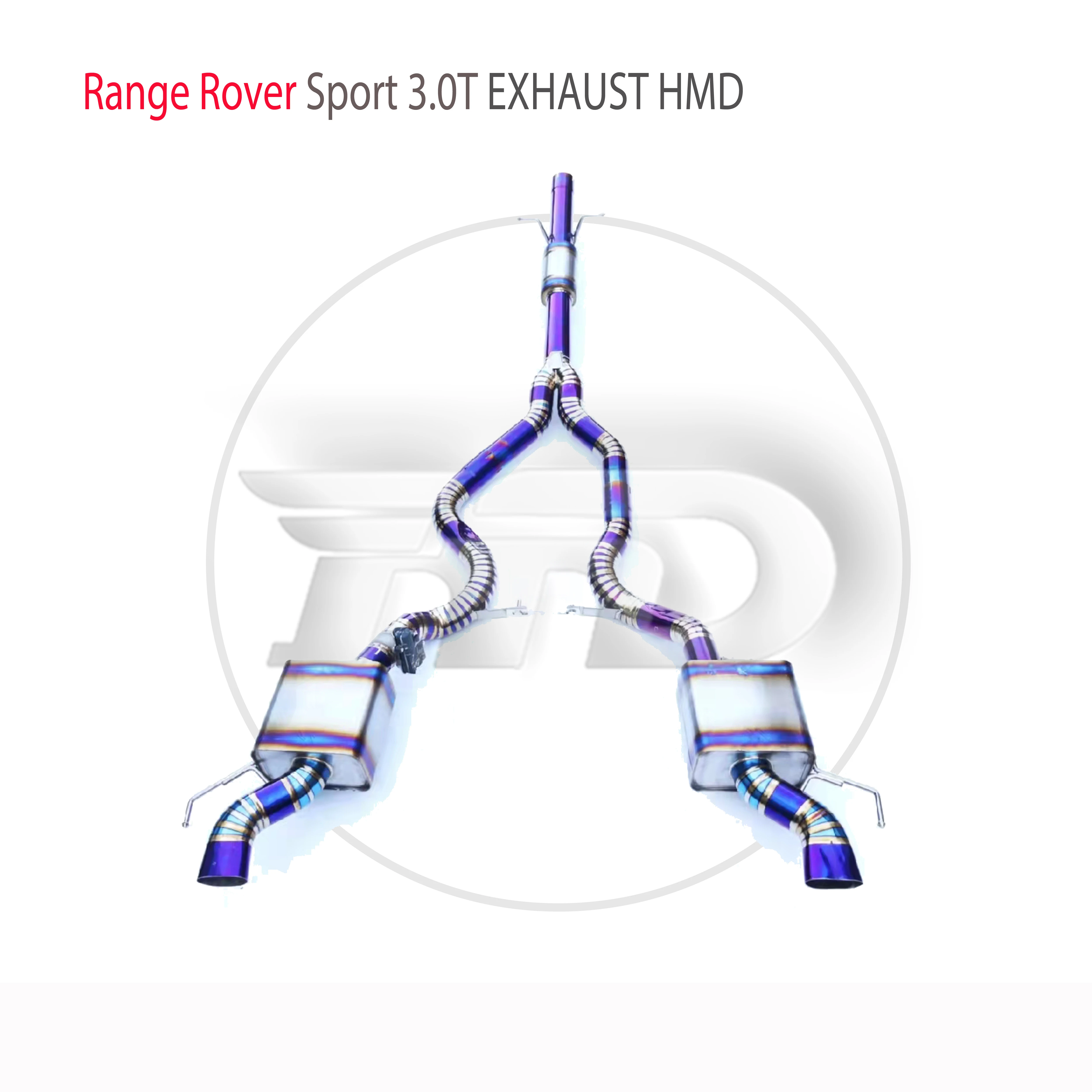 

HMD Titanium Alloy Exhaust System is Suitable For Range Rover Sport 3.0T Auto Modification Electronic Valve Catback Pipe