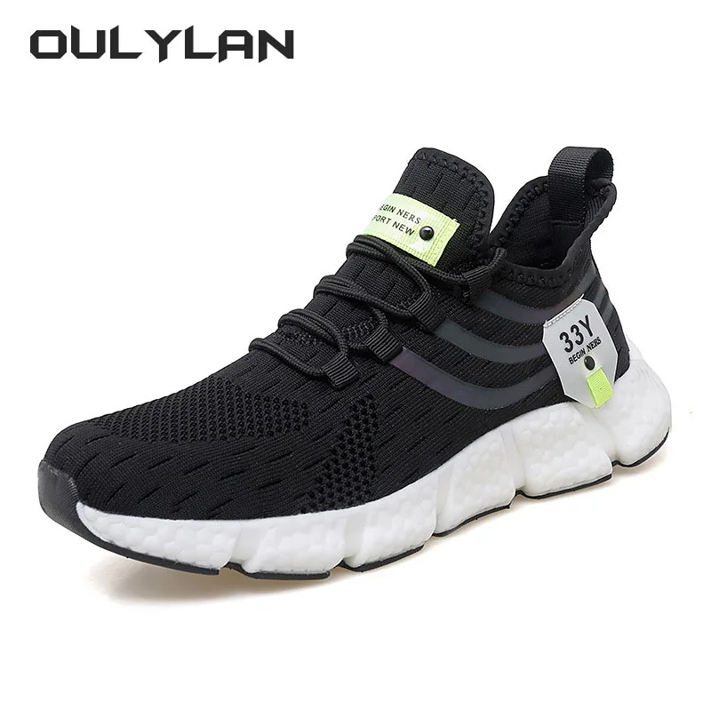 

2024 Casual Men Sport Shoes Breathable Lightweight High Elasticity Sneakers Mesh Running Shoes Athletic Jogging Tenis NEW Shoes